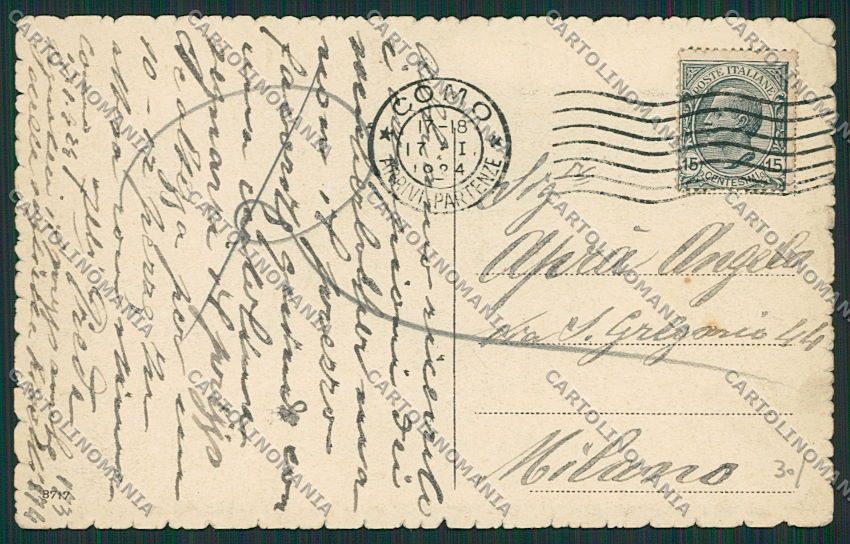 Palermo Città cartolina QQ0496 – retro