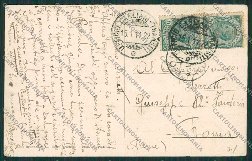 Palermo Città cartolina QQ0503 – retro