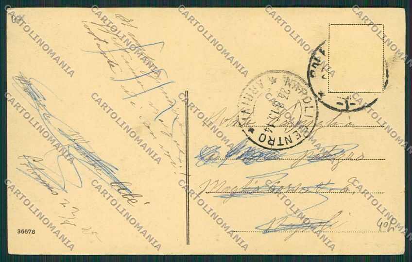 Palermo Città Tram cartolina QQ0538 – retro