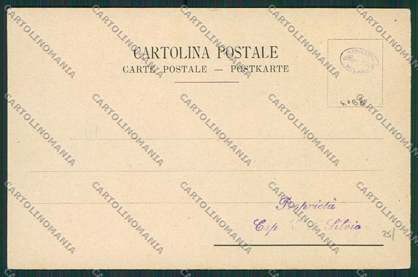 Palermo Città Bersaglieri Pieve di Cento cartolina QQ0552 – retro
