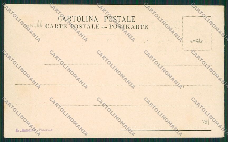 Palermo Città Bersaglieri Pieve di Cento cartolina QQ0556 – retro