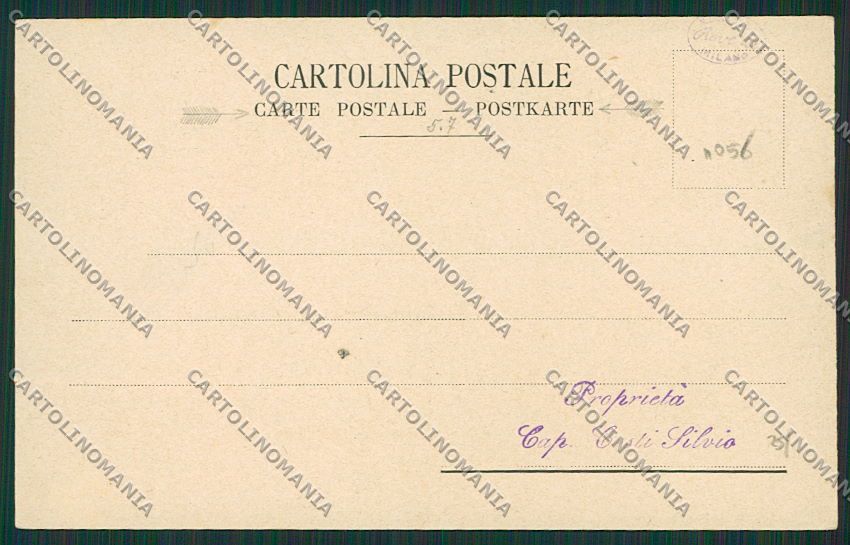 Palermo Città Bersaglieri Pieve di Cento cartolina QQ0559 – retro