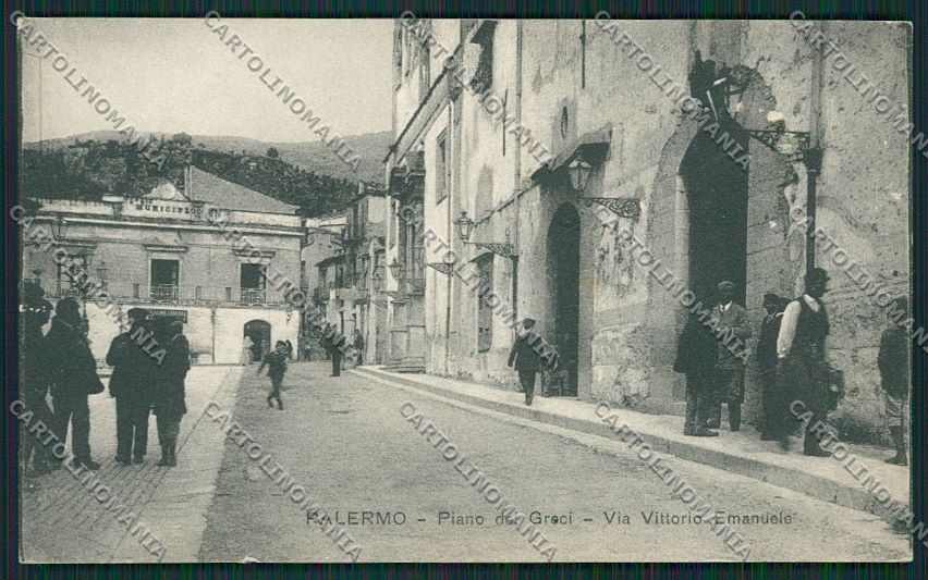 Palermo Città Piana dei Greci cartolina QQ0562 – fronte
