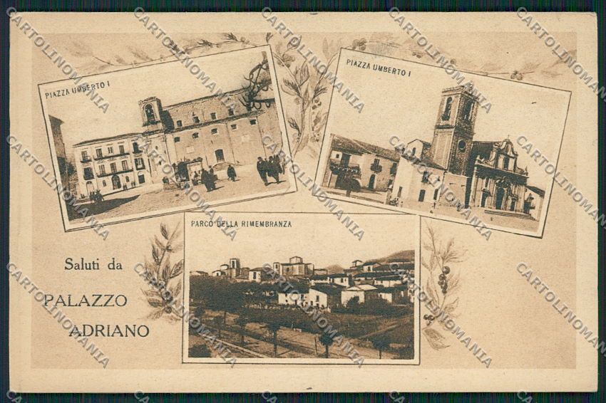 Palermo Palazzo Adriano Saluti da cartolina QQ0594 – fronte