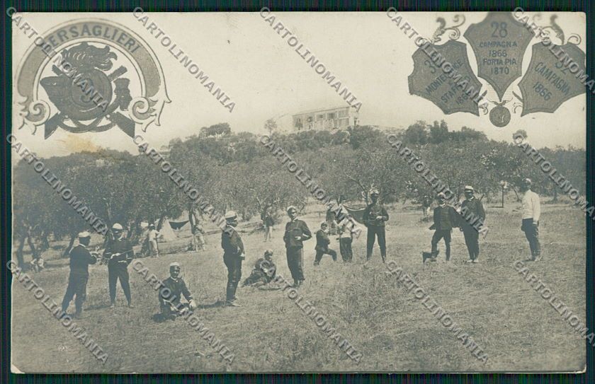 Palermo Piana dei Greci Bersaglieri Foto cartolina QQ0596 – fronte