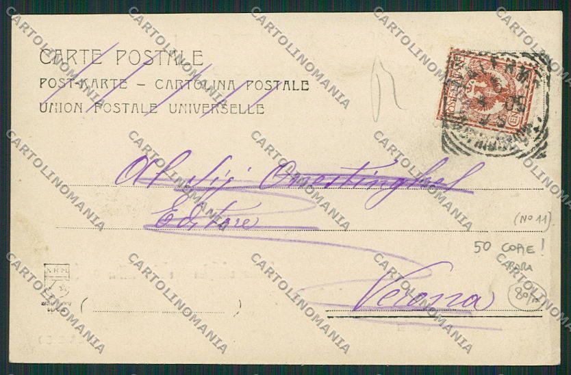 Palermo Piana dei Greci Bersaglieri Foto cartolina QQ0604 – retro