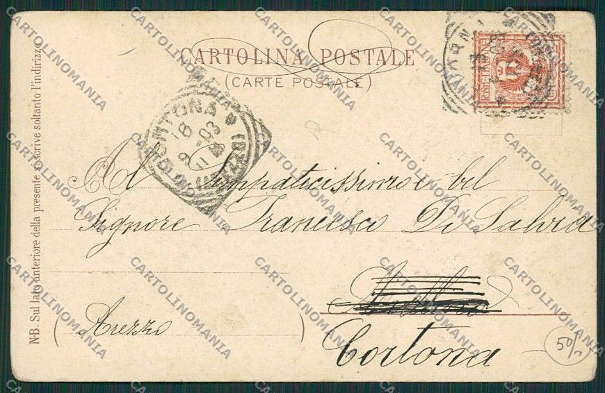Ragusa Modica Alluvione 1902 cartolina QQ0615 – retro