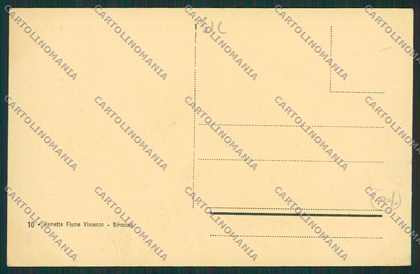 Siracusa Città cartolina QQ0637 – retro