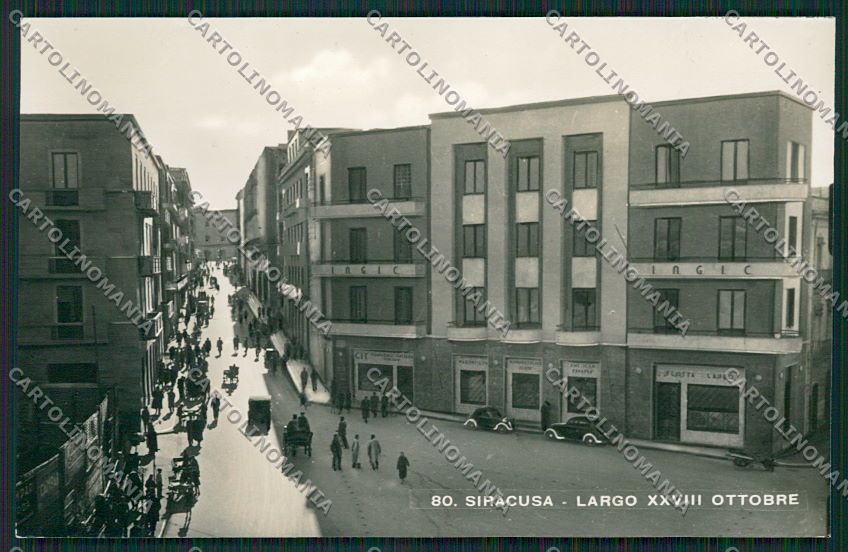 Siracusa Città Foto cartolina QQ0649 – fronte