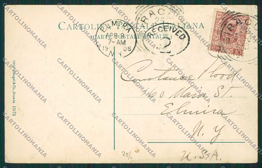 Siracusa Città cartolina QQ0650 – retro