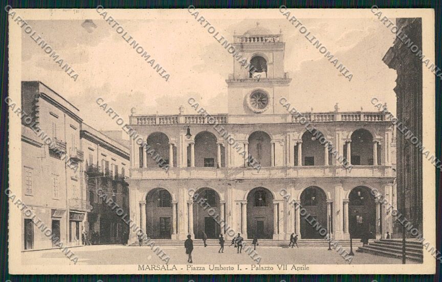 Trapani Marsala PIEGHINE cartolina QQ0721 – fronte
