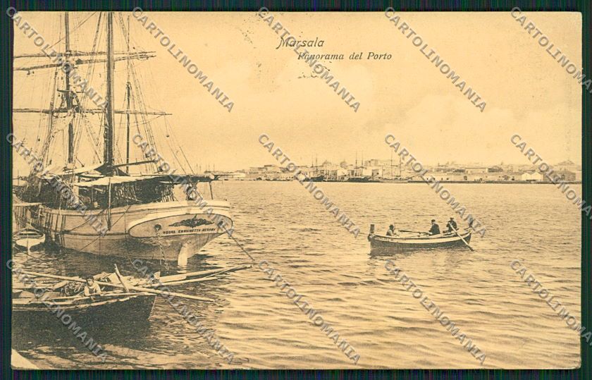 Trapani Marsala cartolina QQ0726 – fronte
