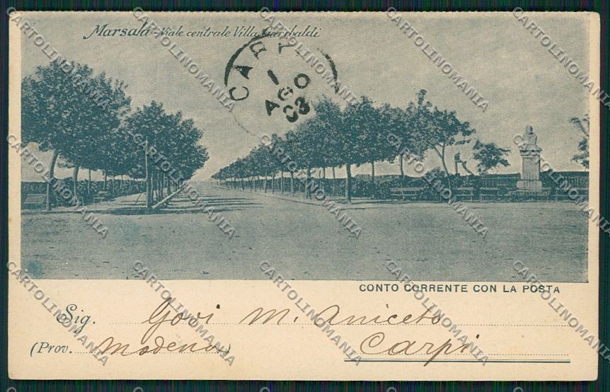Trapani Marsala cartolina QQ0731 – fronte