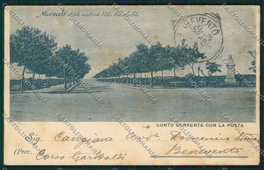 Trapani Marsala cartolina QQ0736 – fronte