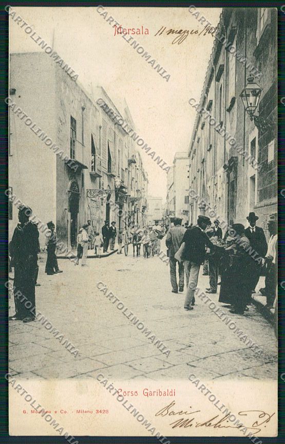 Trapani Marsala cartolina QQ0754 – fronte