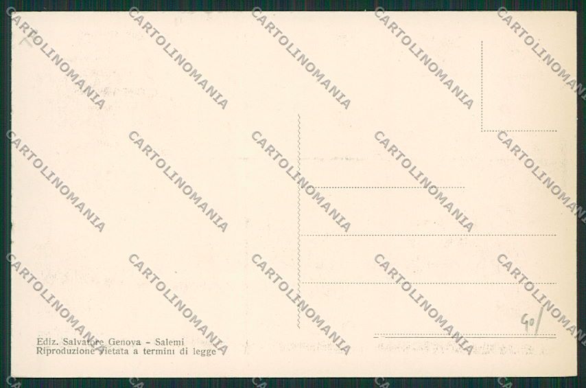 Trapani Salemi cartolina QQ0767 – retro