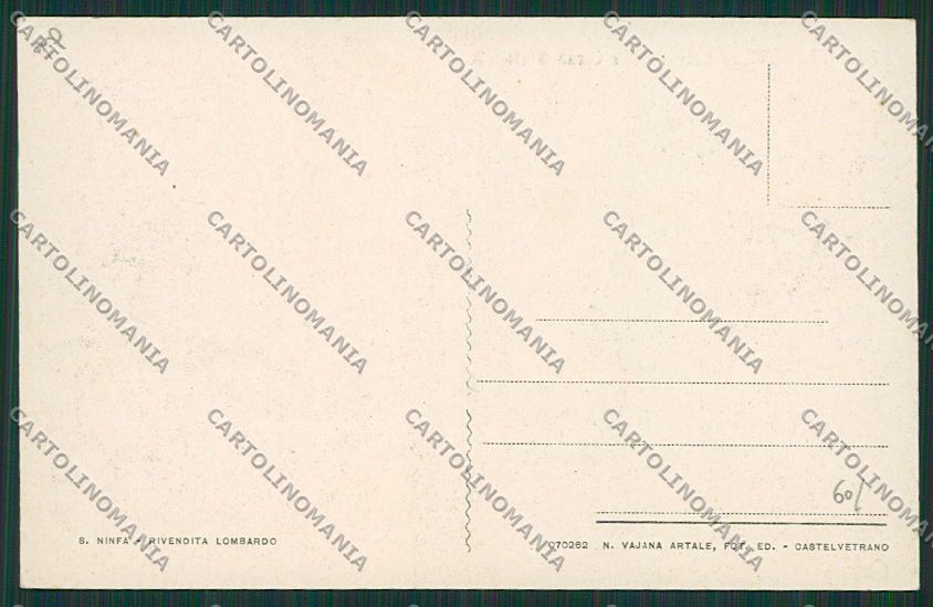 Trapani Santa Ninfa cartolina QQ0771 – retro