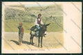 Palermo Costumi Siciliani Asino cartolina QQ0820 – fronte