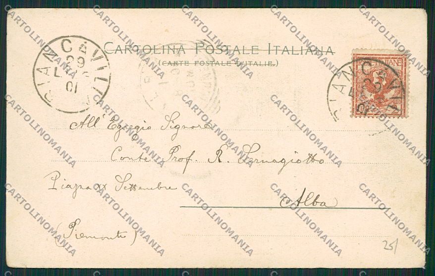 Palermo Costumi Siciliani cartolina QQ0821 – retro