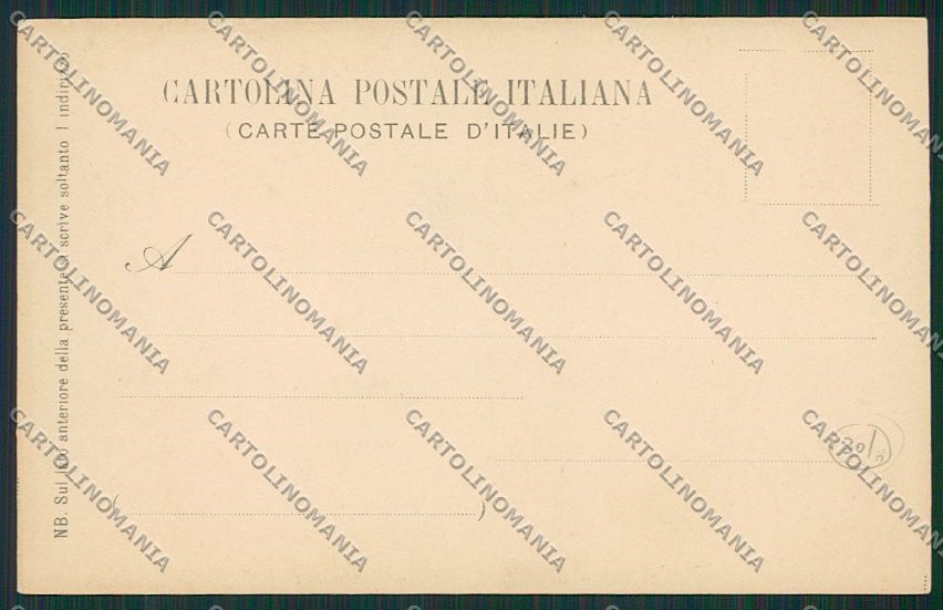 Palermo Costumi Siciliani Asino cartolina QQ0827 – retro