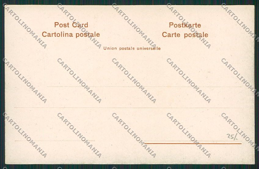 Palermo Costumi Siciliani Asino cartolina QQ0844 – retro