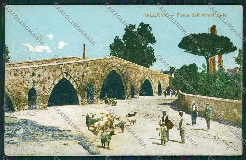 Palermo Costumi Siciliani Capre cartolina QQ0846 – fronte