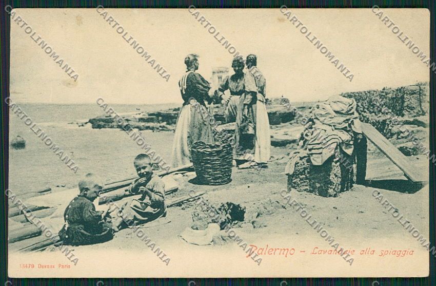 Palermo Costumi Siciliani cartolina QQ0863 – fronte