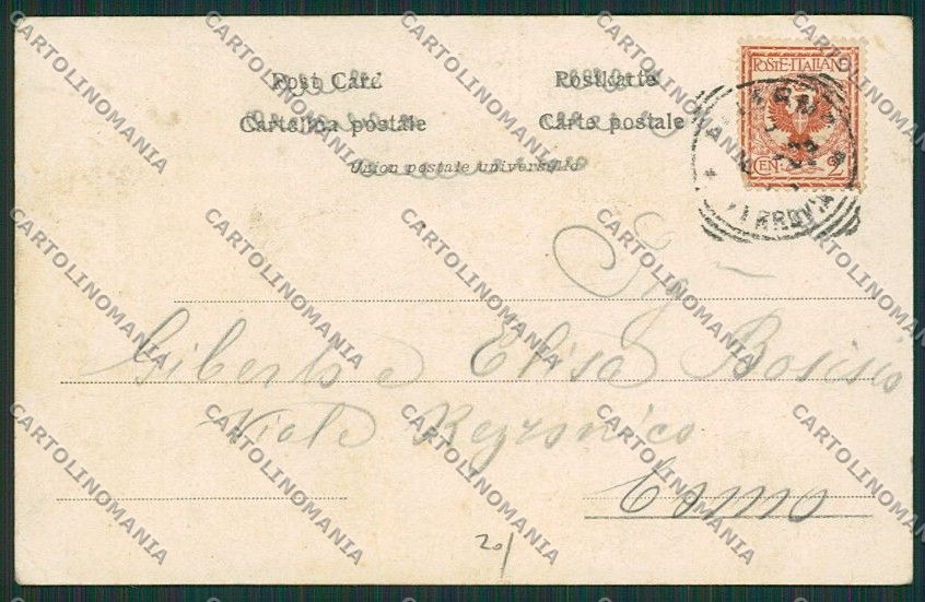 Palermo Costumi Siciliani Alterocca PIEGHINA cartolina QQ0874 – retro
