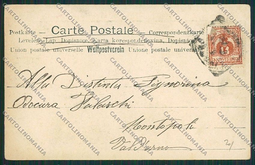 Palermo Costumi Siciliani cartolina QQ0878 – retro