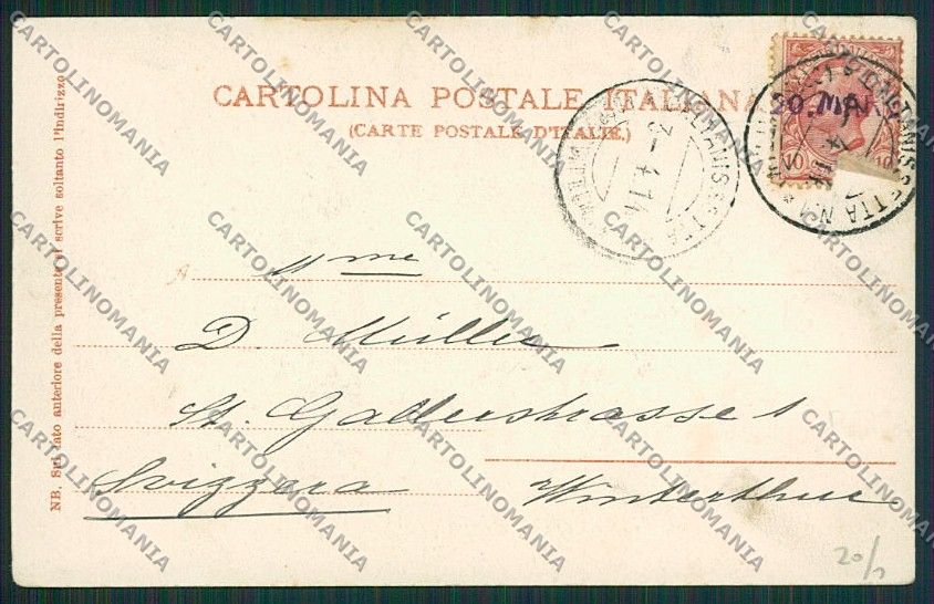 Palermo Costumi Siciliani cartolina QQ0883 – retro