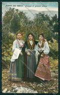 Palermo Costumi Siciliani PIEGHINE cartolina QQ0888 – fronte