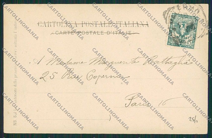 Palermo Costumi Siciliani cartolina QQ0893 – retro