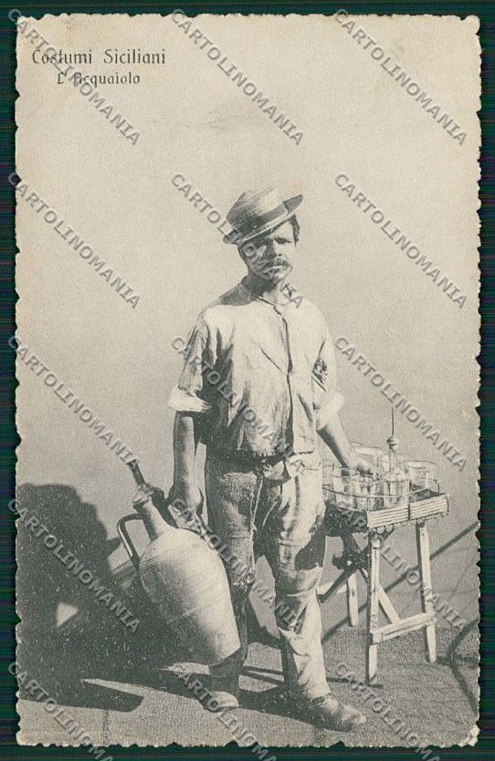 Palermo Costumi Siciliani SCOLLATA cartolina QQ0902 – fronte