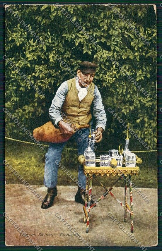 Palermo Costumi Siciliani cartolina QQ0918 – fronte