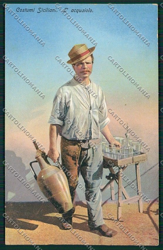 Palermo Costumi Siciliani cartolina QQ0922 – fronte