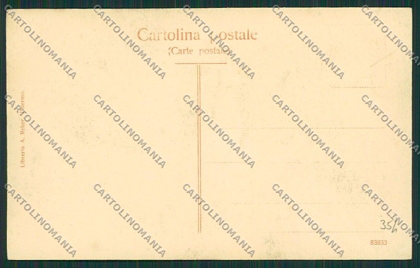 Palermo Costumi Siciliani cartolina QQ0924 – retro
