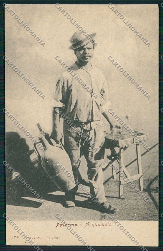 Palermo Costumi Siciliani cartolina QQ0925 – fronte