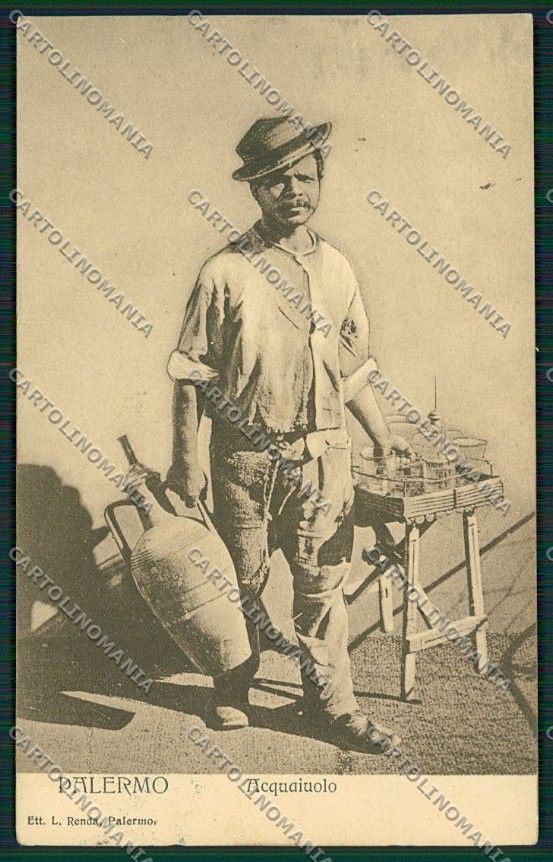 Palermo Costumi Siciliani cartolina QQ0929 – fronte
