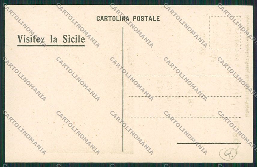 Palermo Costumi Siciliani Carretto Siciliano cartolina QQ0944 – retro