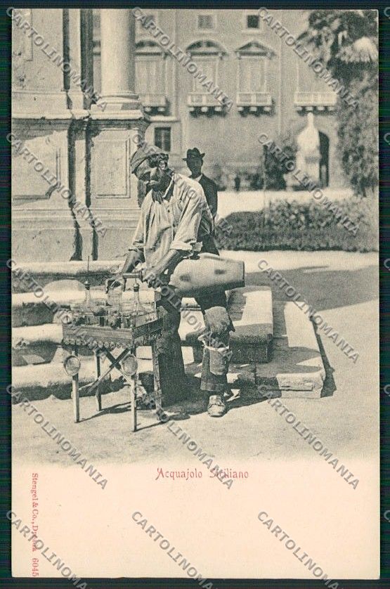 Palermo Costumi Siciliani cartolina QQ0945 – fronte