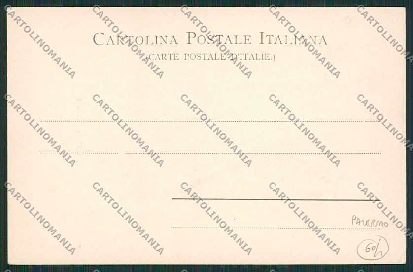 Palermo Costumi Siciliani cartolina QQ0945 – retro