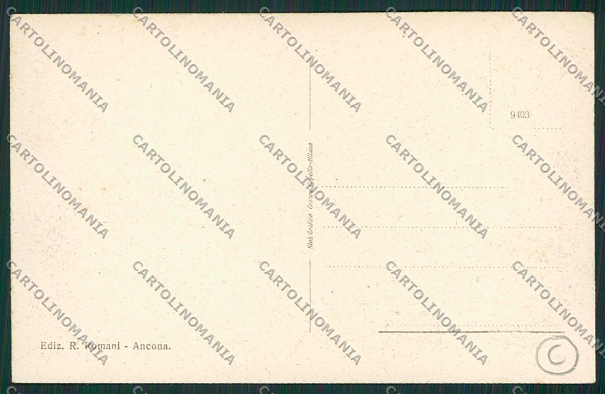 Ancona Città cartolina QQ0958 – retro