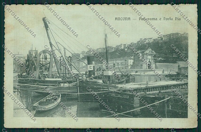 Ancona Città ABRASA cartolina QQ0971 – fronte