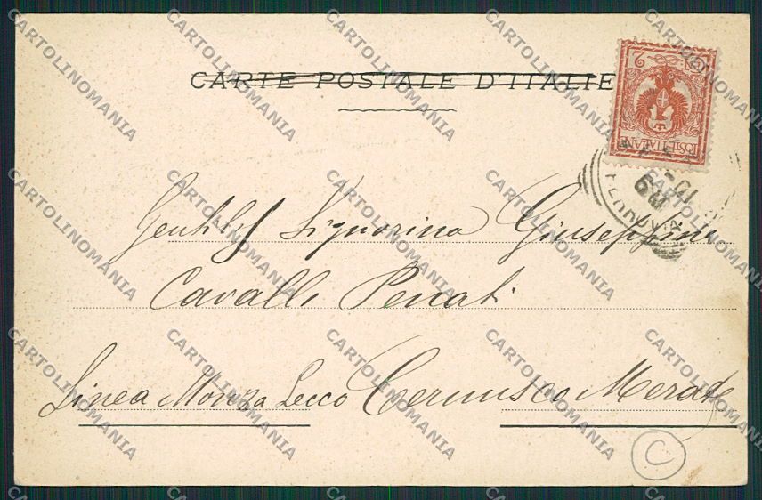 Ancona Città Alterocca 1293 cartolina QQ0975 – retro