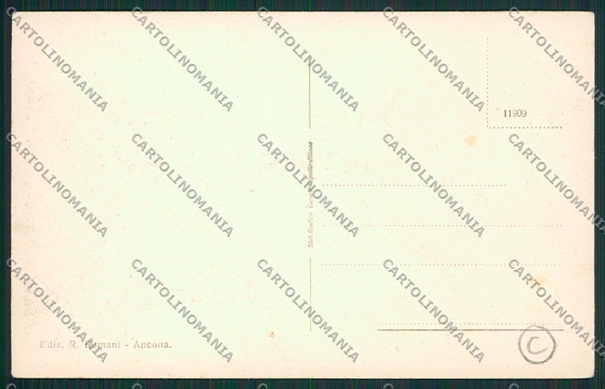 Ancona Città cartolina QQ0980 – retro