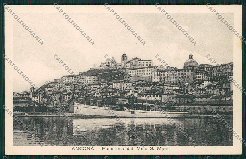 Ancona Città Battello cartolina QQ0986 – fronte