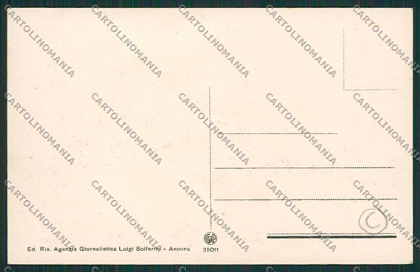 Ancona Città Battello cartolina QQ0986 – retro