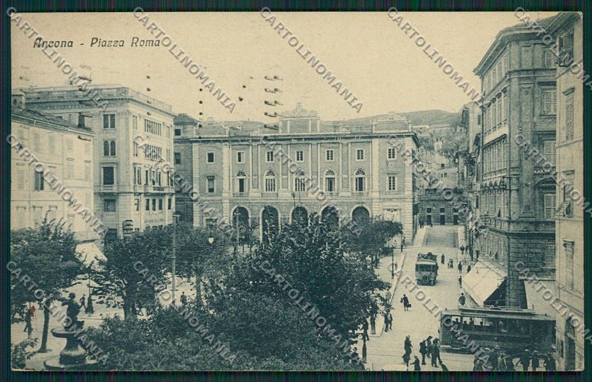 Ancona Città Tram cartolina QQ1001 – fronte