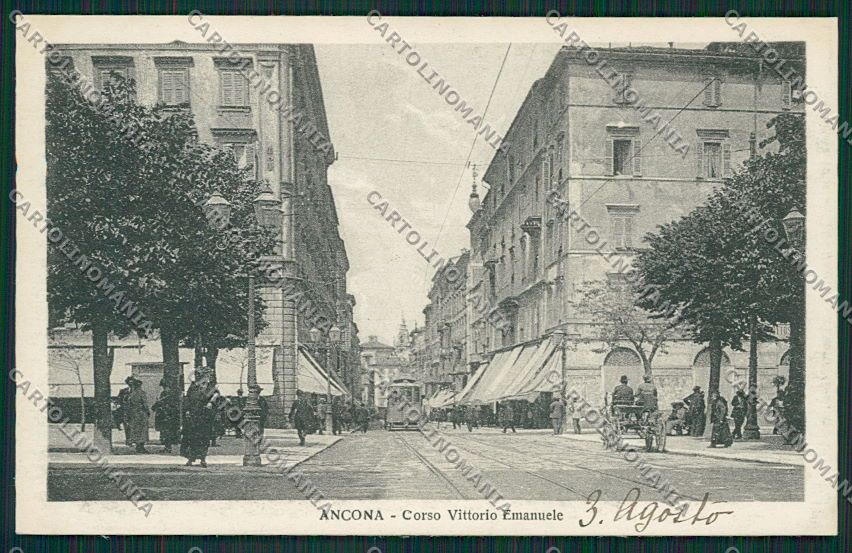 Ancona Città Tram cartolina QQ1005 – fronte