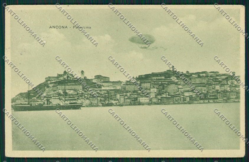 Ancona Città Dirigibile cartolina QQ1020 – fronte